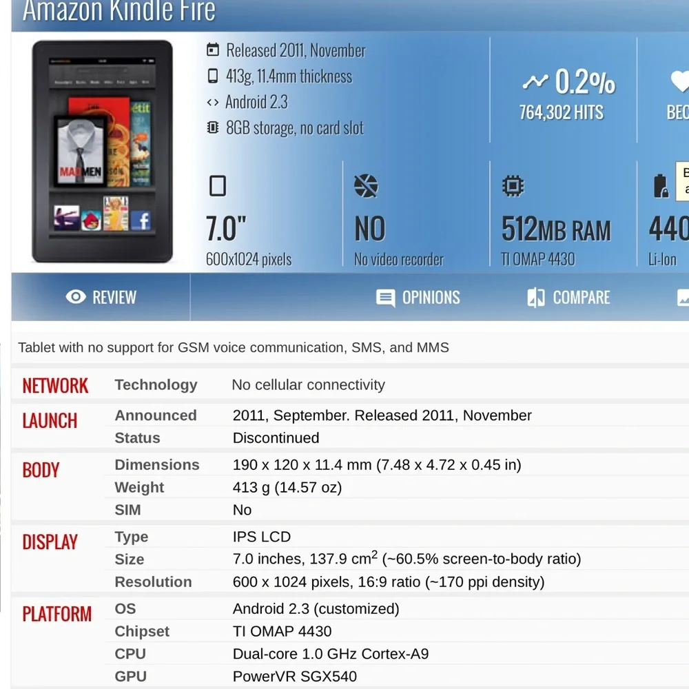 Kindle Fire - 1st Generation